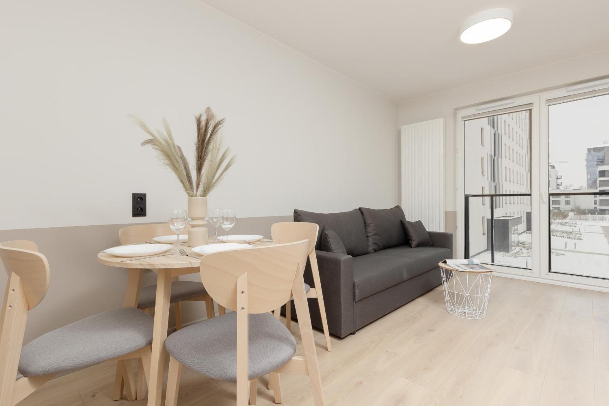 Aparthotel Mokotow Business Center By Noclegi Renters Варшава Екстериор снимка